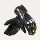 REV'IT! Control Motorcycle Gloves Black/Neon Yellow / S  - Customhoj