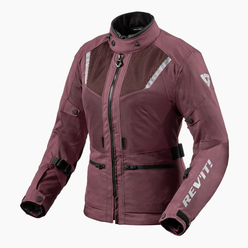 REV'IT! Levante 2 H2O Ladies Motorcycle Jacket Dark Red / 34