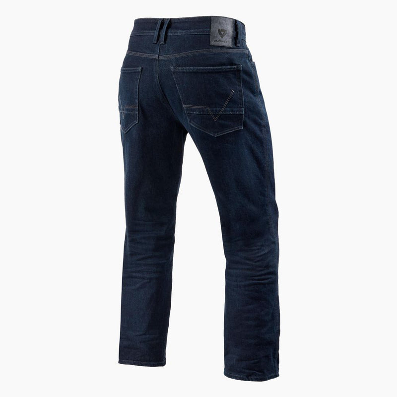 REV'IT! Lombard 3 RF Motorcycle Jeans Dark Blue