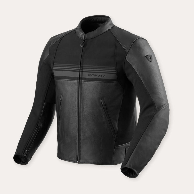 REV'IT! Mile 2 Motorcycle Jacket Black / 46  - Customhoj