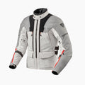 REV'IT! Offtrack 2 H2O Motorcycle Jacket Light Grey/Silver / S