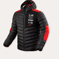 REV'IT! Payload Motorcycle Mid Layer Jacket Black/Red / S  - Customhoj