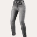 REV'IT! Shelby 3 Skinny Ladies Motorcycle Jeans Medium Grey Used / 26 / 30  - Customhoj