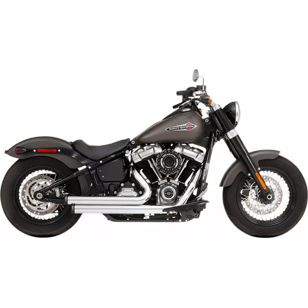 Rinehart 2-into-2 M8 Exhaust System for Harley 18-25 Softail / Chrome  - Customhoj