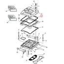 Rocker Box Parts Diagram Exploded View for Harley Evolution Big Twin