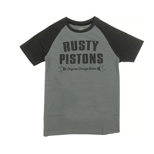 Rusty Pistons Burney T-Shirt Grey/Black / S