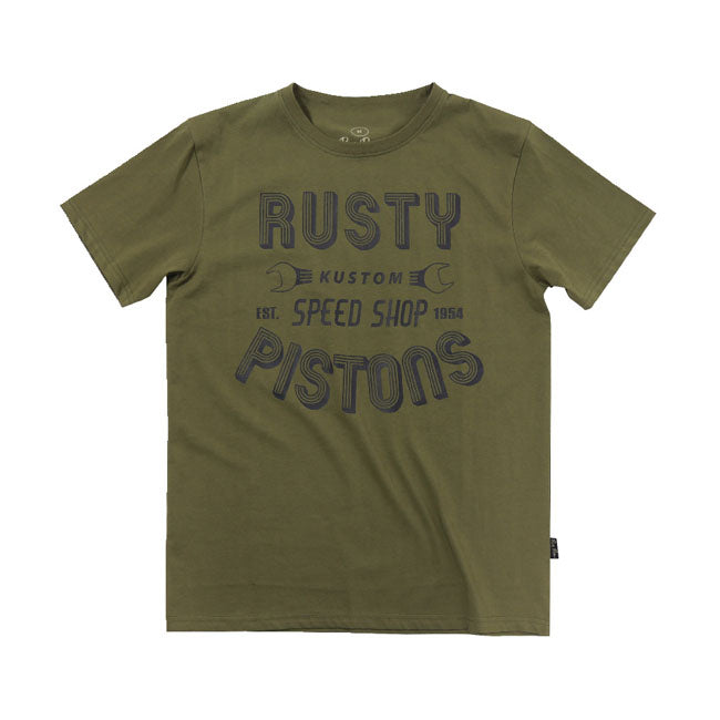 Rusty Pistons Hulton T-Shirt Khaki / S