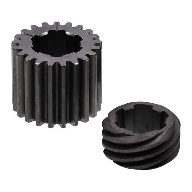 S&S 39-E77 Pinion Shaft Gear Kit 39-47 Knucklehead (Color code Black / Bigger)