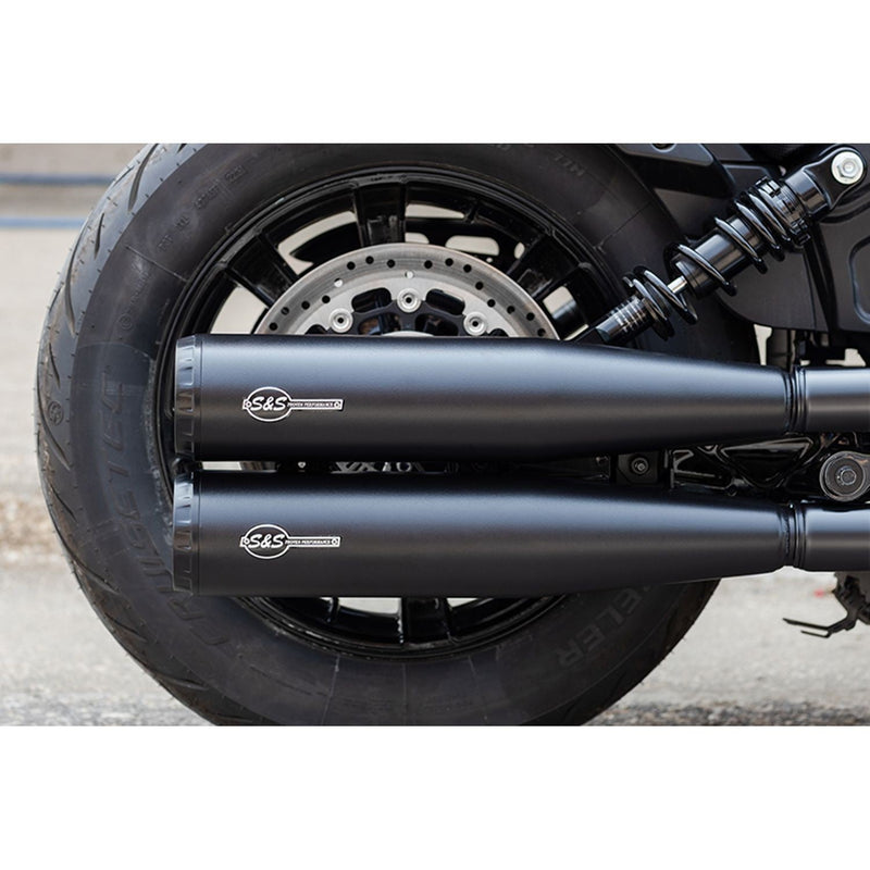 S&S Grand National Slip-On Mufflers for Indian