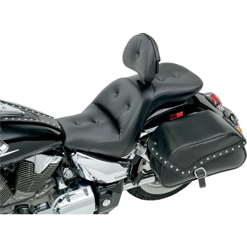 Saddlemen Explorer Seat for Honda 03-09 VTX1300 R / S / Pillow Top / With backrest  - Customhoj