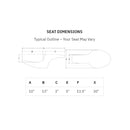 Saddlemen Profile 2-Up Motorcycle Seat For Harley