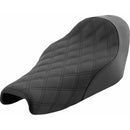Saddlemen Renegade Lattice Stitch Solo Seat For Harley 04-22 XL Sportster (with 7.9 / 12.5 liter tank) / Black  - Customhoj