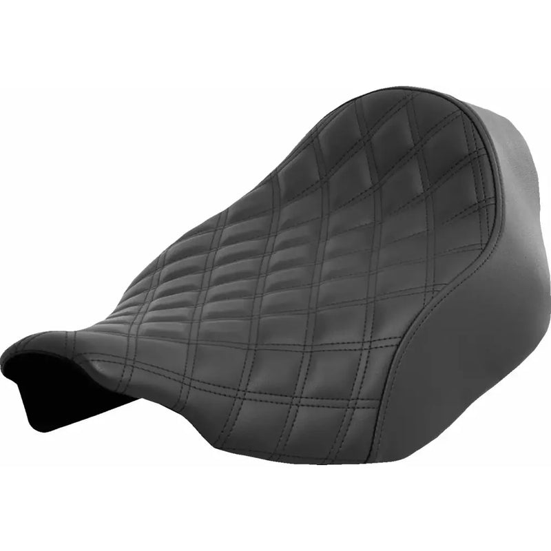 Saddlemen Renegade Solo Motorcycle Seat For Harley 24-25 Touring Road Glide / Street Glide / Lattice Stitch / Black  - Customhoj