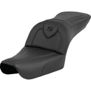 Saddlemen Roadsofa Plain Seat for Harley 04-05 Dyna Wide Glide / Black / Without heating / Without backrest  - Customhoj