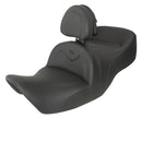 Saddlemen Roadsofa Plain Seat for Honda 01-10 GL1800 Goldwing / Black / Without heating / With backrest  - Customhoj