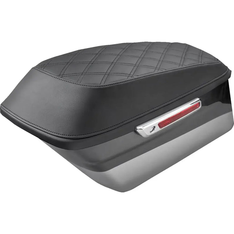 Saddlemen Saddlebag Lid Cover Set for Harley 14-23 Touring (excl. 2023 CVO) / Lattice Stitch  - Customhoj