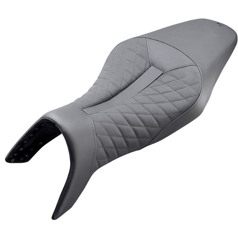 Saddlemen Track Sport 2-Up Seat for Yamaha 14-17 FZ-09 / Lattice Stitch  - Customhoj