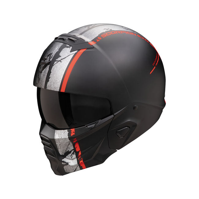 Scorpion Exo-Combat II Motorcycle Helmet Lord Matte Black / Red / XS (54-55cm)