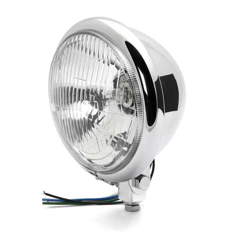 SMP Bates 5.75" Motorcycle Headlight Bottom Mount  - Customhoj