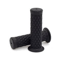 SMP Diamond Motorcycle Grips Black / 1" (25.4 mm) handlebars  - Customhoj