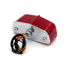 SMP Lucas Classic Motorcycle Taillight Chrome  - Customhoj