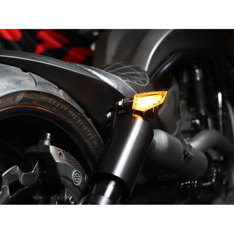 SMP Stratt Mini LED Motorcycle Turn Signals  - Customhoj