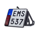 SMP Universal Side Mounted Motorcycle License Plate Bracket  - Customhoj