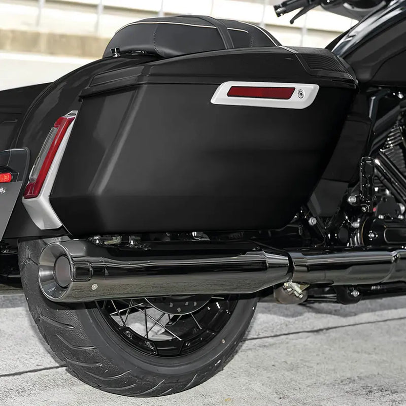 Zodiac Alforjas rígidas estilo CVO para Harley