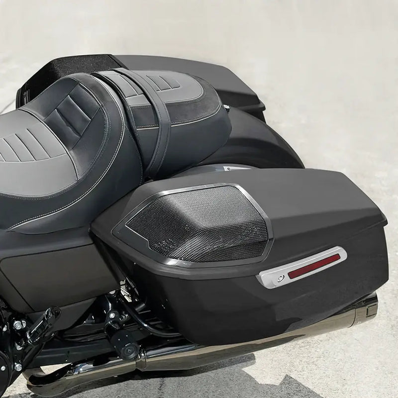Zodiac Alforjas rígidas estilo CVO para Harley