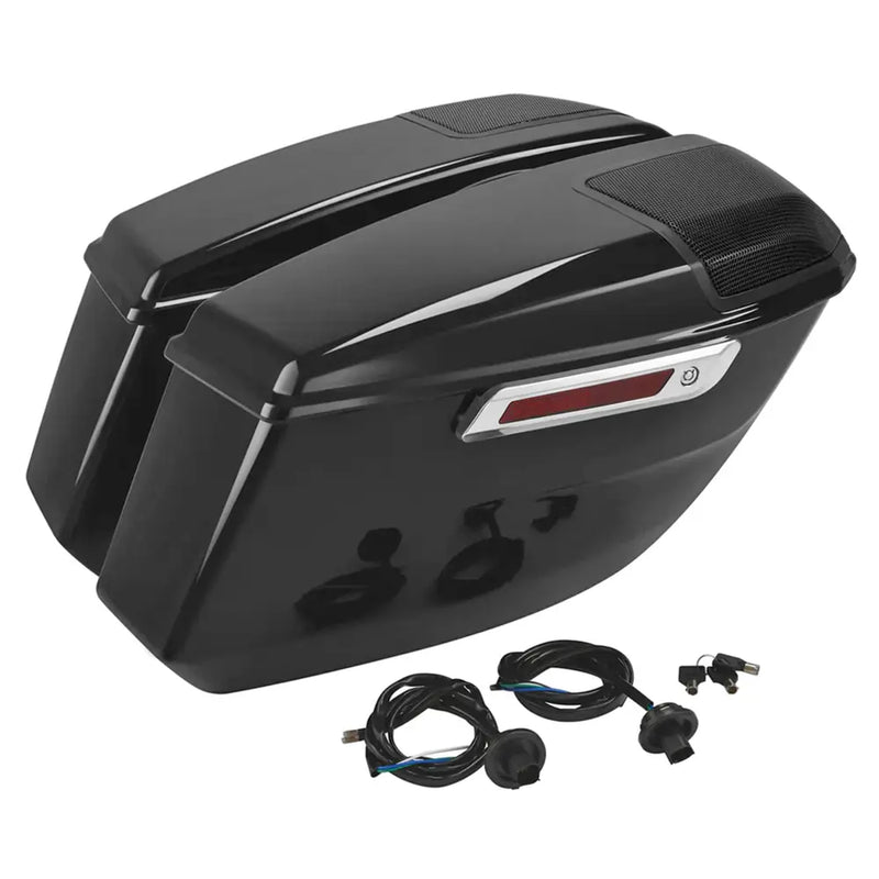 Zodiac Alforjas rígidas estilo CVO para Harley