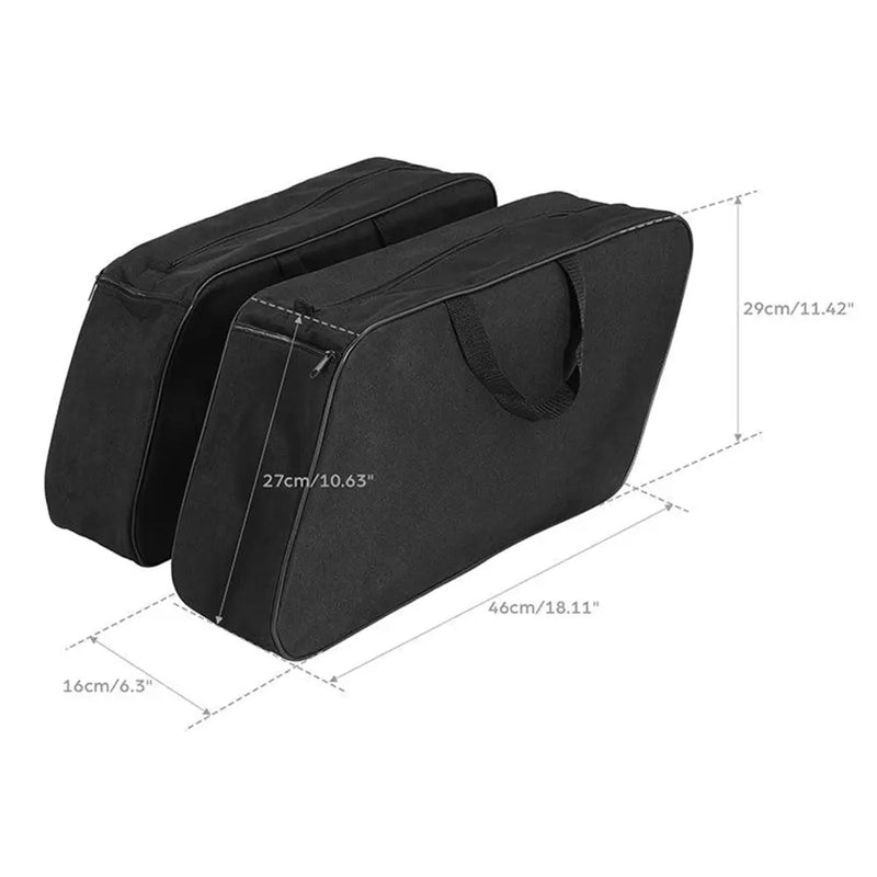 Zodiac Bolsas interiores rígidas para alforjas Harley