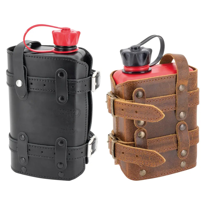 Texas Leather Fuel Friend Soporte para bidón de gasolina