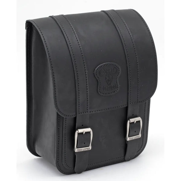 Texas Leather Bolsa basculante cuadrada para Harley