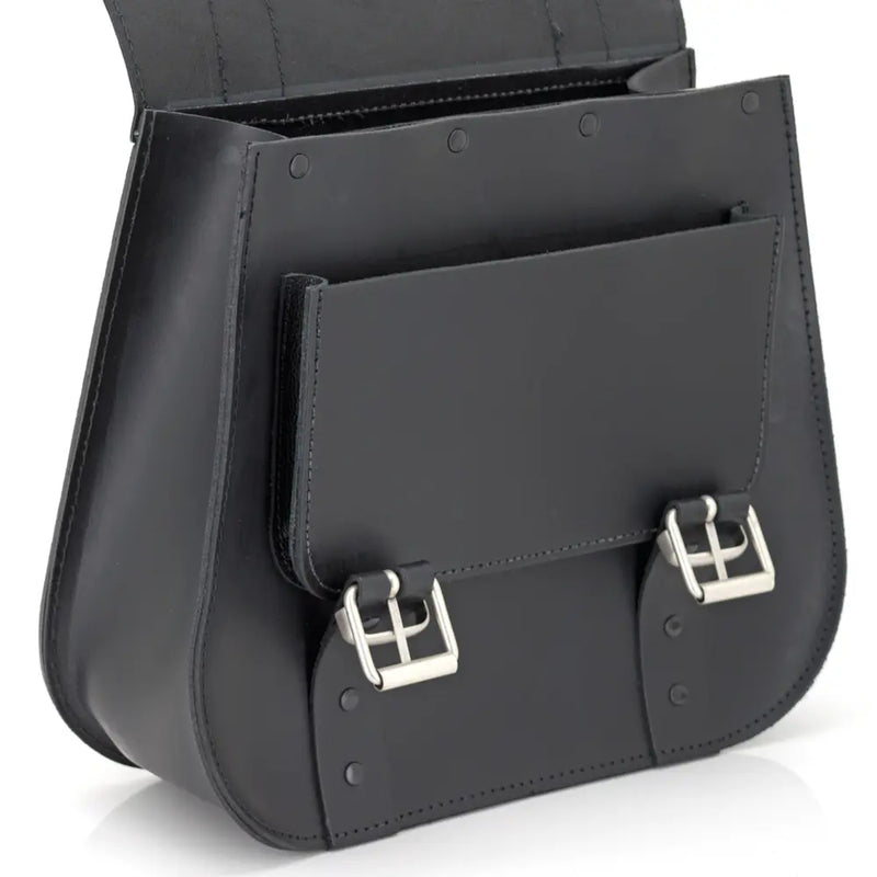 Texas Leather Bolsa de moto universal Postman mediana
