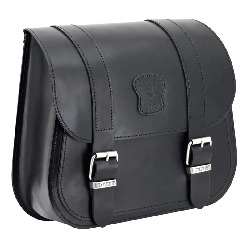 Texas Leather Bolsa de moto universal Postman mediana