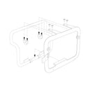 SW-Motech Trax to BMW Side Carrier Adapter Set  - Customhoj