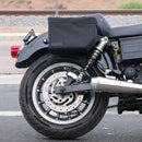 Thrashin Supply Escape Base 18L Throw-Over Motorcycle Saddlebag Set  - Customhoj