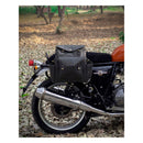 Trip Machine Vintage Leather Outlander Motorcycle Saddlebag / Backpack  - Customhoj