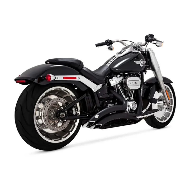 Vance & Hines Big Radius Exhaust for Harley 18-24 Softail Breakout / Fat Boy / FXDRS / Black  - Customhoj