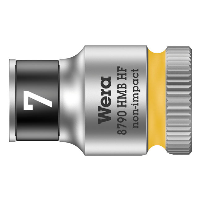 Wera Sockets 7mm Wera Zyklop 3/8" Socket with Holding Function Metric Sizes Customhoj