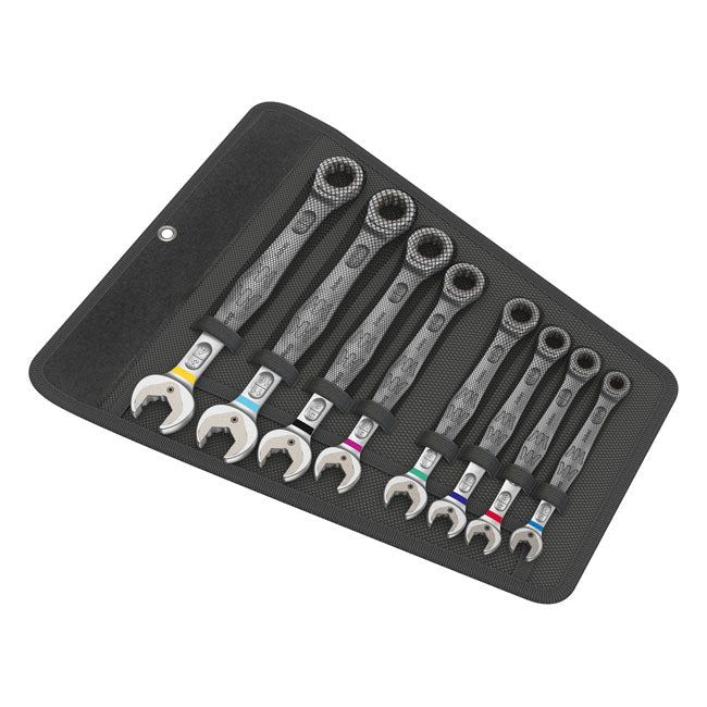 Wera Wrench Set Wera Ratcheting Wrench Set Joker Open/Box End 8pcs Set US Sizes Customhoj