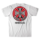 West Coast Choppers Tank Logo T-Shirt White / S  - Customhoj