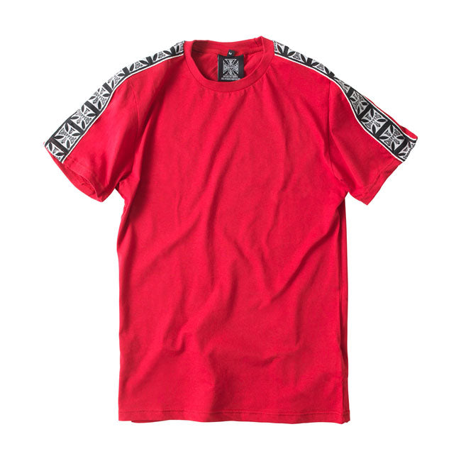 West Coast Choppers Taped T-Shirt Red / S