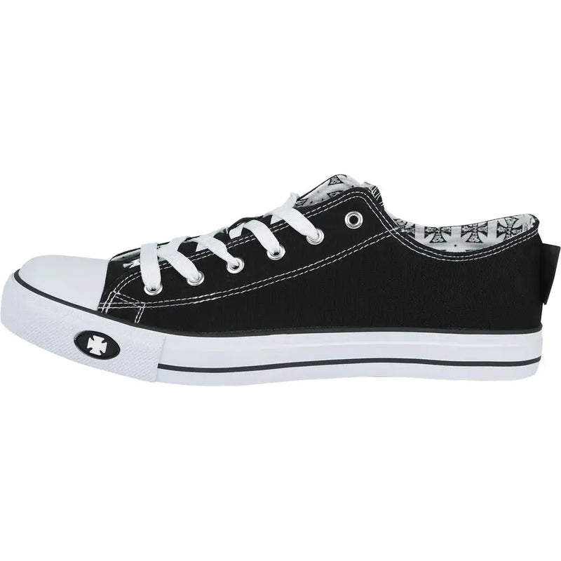 West Coast Choppers Warrior Low Tops Shoes Black  - Customhoj