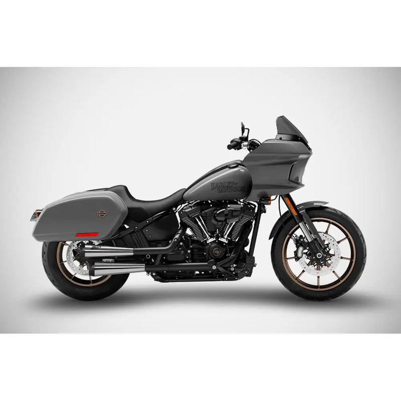 Zard EC Euro 4/5 Approved Cone Slip-On Mufflers for Harley Softail 18-24 Low Rider FXLR / S / ST / Polished  - Customhoj
