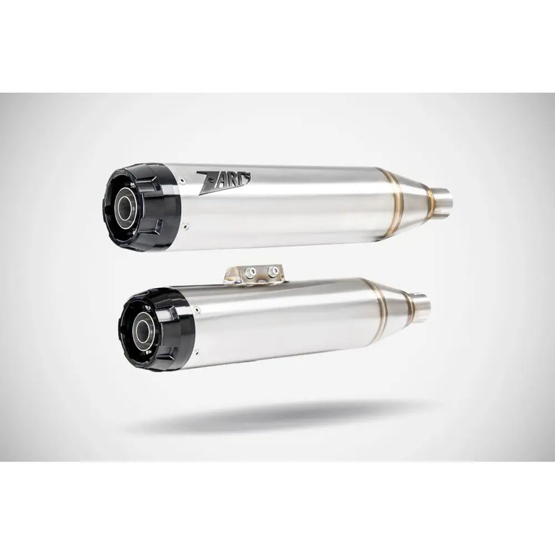 Zard EC Euro 4/5 Approved Overlapped Slip-On Mufflers for Harley Softail  - Customhoj