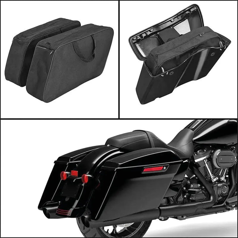 Zodiac Hard Saddlebag Inner Bags for Harley 80-25 Touring  - Customhoj