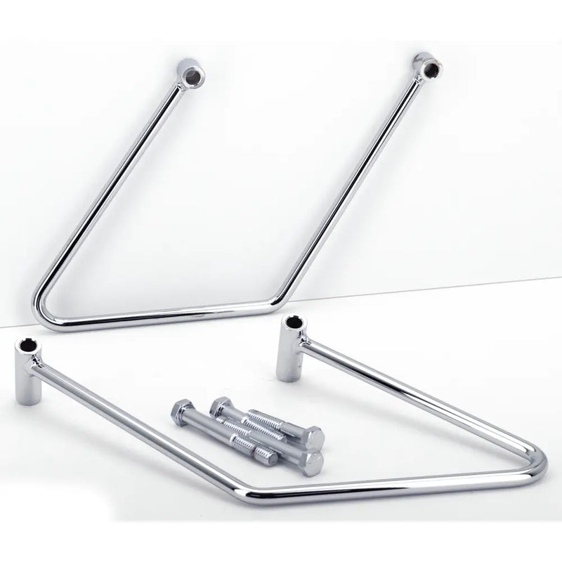 Zodiac Saddlebag Support Kit for Harley 00-05 Softail Standard / Chrome  - Customhoj