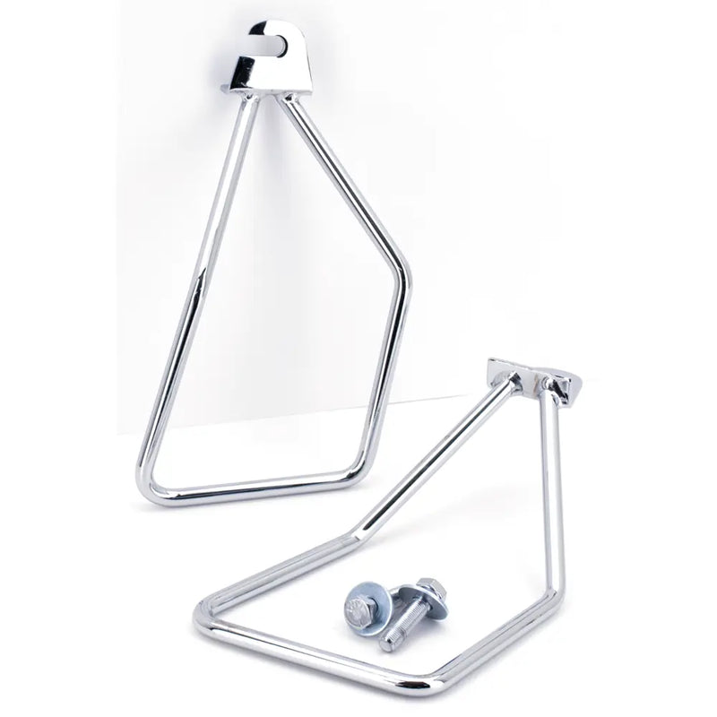 Zodiac Zip Off Saddlebag Support Kit for Harley 86-99 5-speed Softail (excl. Deluxe / Fat Boy) / Chrome  - Customhoj