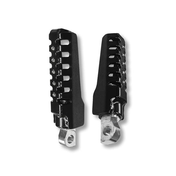 Burly Footpegs Harley All traditional H-D male mount. (excl. rider/passenger on: 18-21 Softails; 20-21 Livewire. excl. rider location on: 15-20 XG; 10-21 XL1200X/XS; 11-20 XL1200C; 12-16 XL1200V) Burly Razorback Footpegs for Harley Customhoj